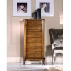 Holzkommode im klassischen Stil mit 7 oder 5 Schubladen Made in Italy - Richard Viadurini