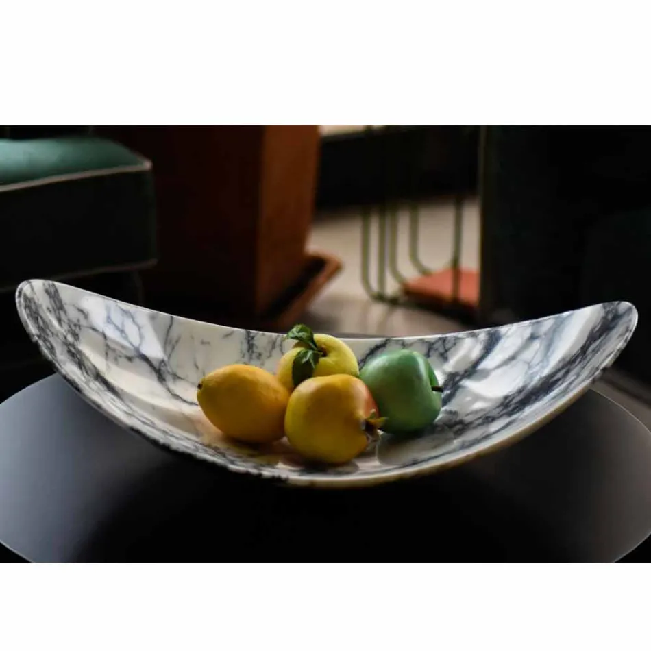 Herzstück im Paonazzo Marmor von Made in Italy Design - Libeccio Viadurini