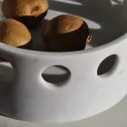 Tafelaufsatz/Taschentablett aus Satinmarmor, hergestellt in Italien – Hinata Viadurini