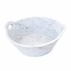 Korb aus weißem Carrara-Marmor des italienischen Luxusdesigns - Tinozzo Viadurini