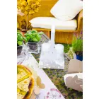 Modernes Design Floral Eisen Cup Holder Korb Made in Italy - Marken Viadurini