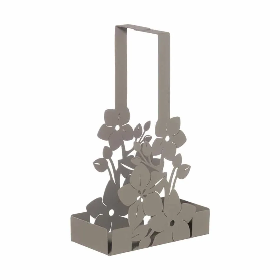 Modernes Design Floral Eisen Cup Holder Korb Made in Italy - Marken Viadurini