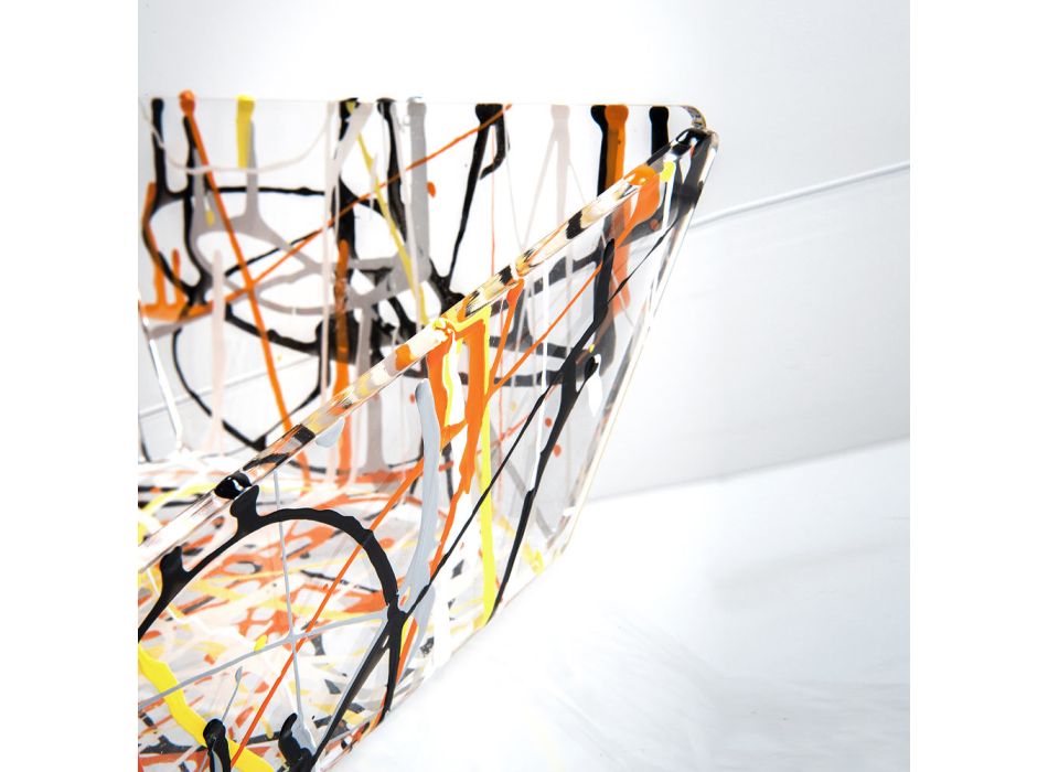 Korb Plexiglas Multicolor Design Made in Italy - Multibread Viadurini