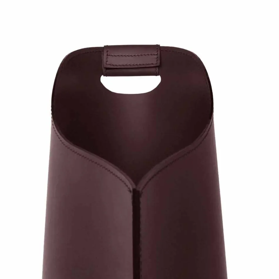 Indoor Pellethaltekorb Leder 15 Kg Sapel Design Viadurini