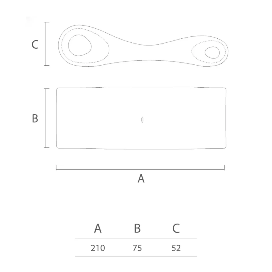 Gartenliege aus farbigem Polyethylen Made in Italy - Flores Viadurini