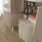 Säule mit vier Türen mit Cannetté-Verarbeitung, hergestellt in Italien – Candy Viadurini