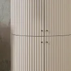 Säule mit vier Türen mit Cannetté-Verarbeitung, hergestellt in Italien – Candy Viadurini