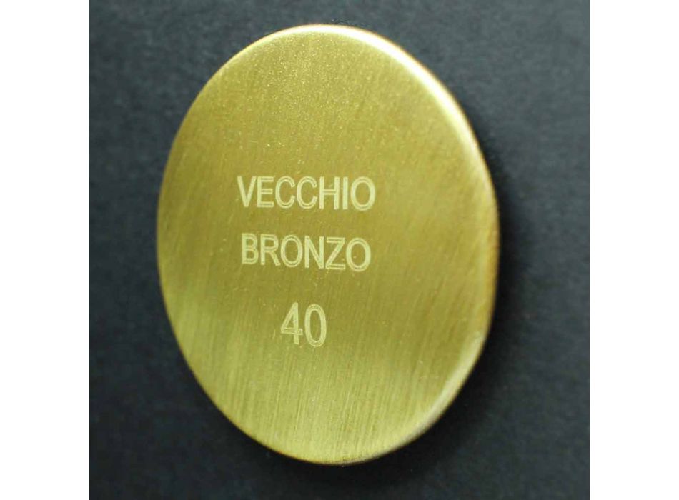 Messing-Duschsäule mit quadratischem Stahl-Duschkopf Made in Italy - Lipari Viadurini