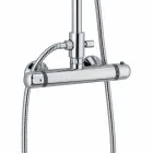 Moderne Duschsäule in Messing Chrom Finish Made in Italy - Gallo Viadurini