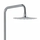 Einhebel-Duschsäule in Messing-Chrom-Finish Made in Italy - Padula Viadurini