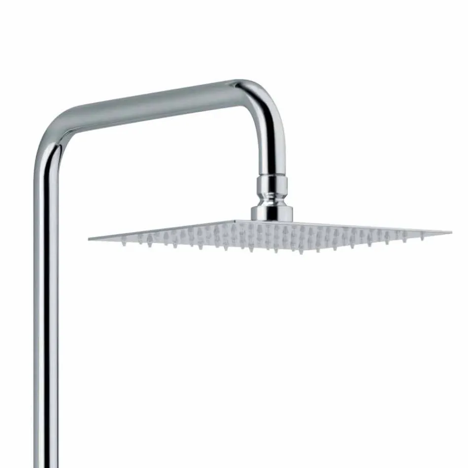 Einhebel-Duschsäule in Messing-Chrom-Finish Made in Italy - Padula Viadurini