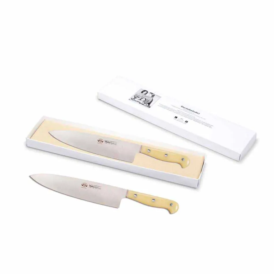 Berti Edelstahl Fleisch- und Käsemesser exklusiv für Viadurini - Arosio Viadurini