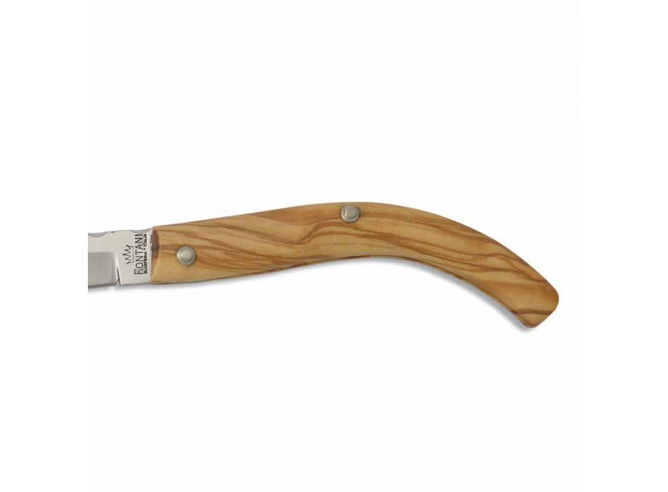 Perugino Messer mit handgefertigtem Horn oder Holzgriff Made in Italy - Rugino Viadurini