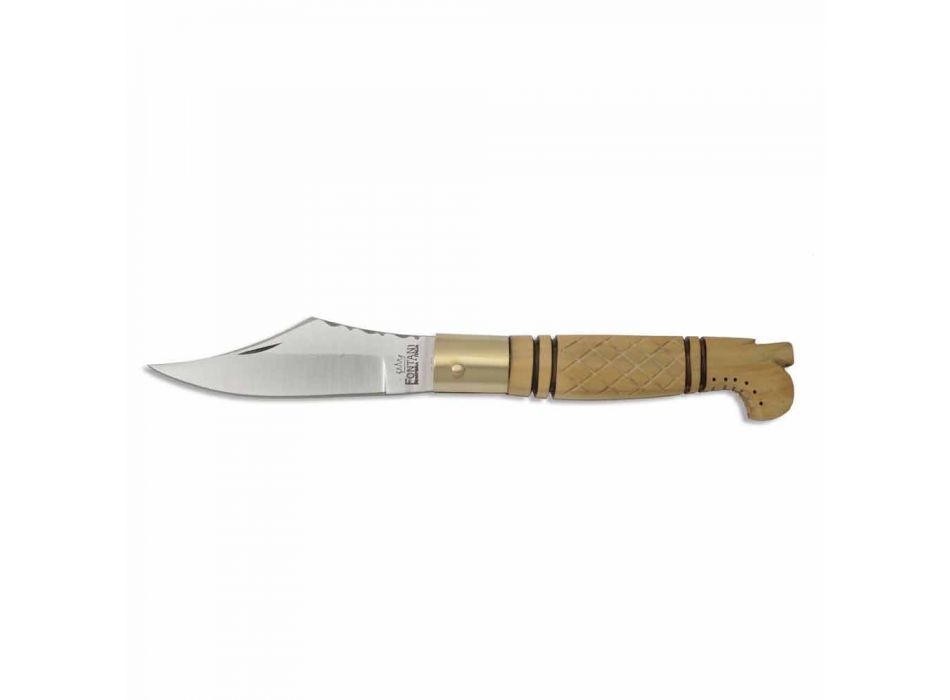 Scarpetta Messer mit Verschluss ohne Feder Handgefertigt Made in Italy - Etta Viadurini