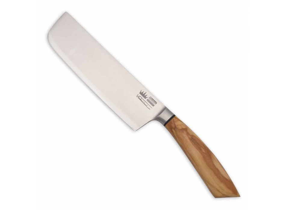 Usuba Messer mit 16 cm Stahlklinge Handgefertigt Made in Italy - Dedolo Viadurini