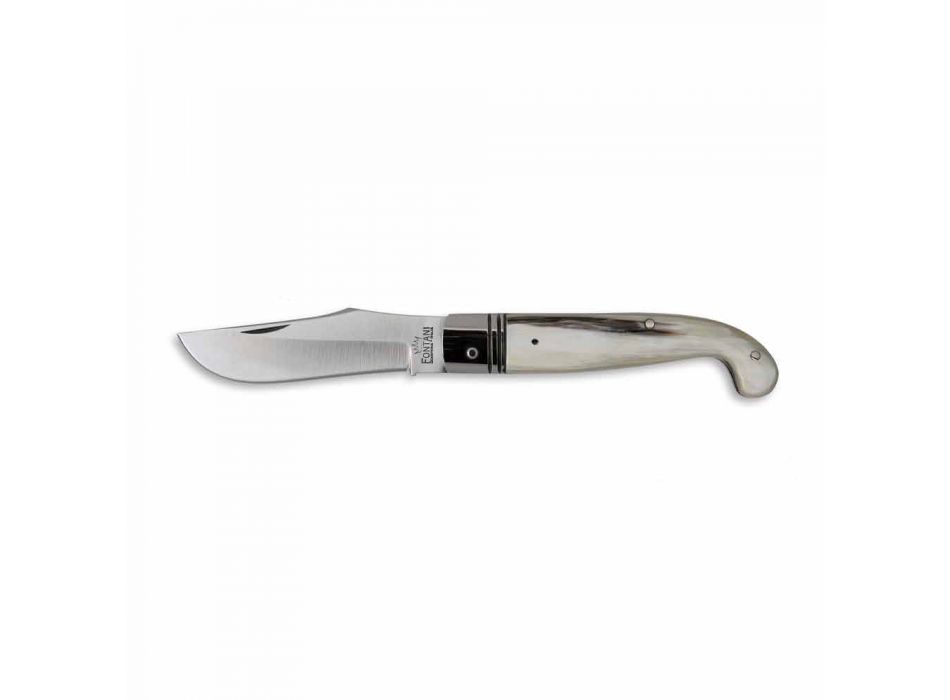 Handgemachtes Zuava Messer mit Holzgriff oder Horn Made in Italy - Zoeva Viadurini