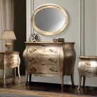 Kommode aus Lindenholzplatte mit 3 Schubladen, hergestellt in Italien – Bled Viadurini