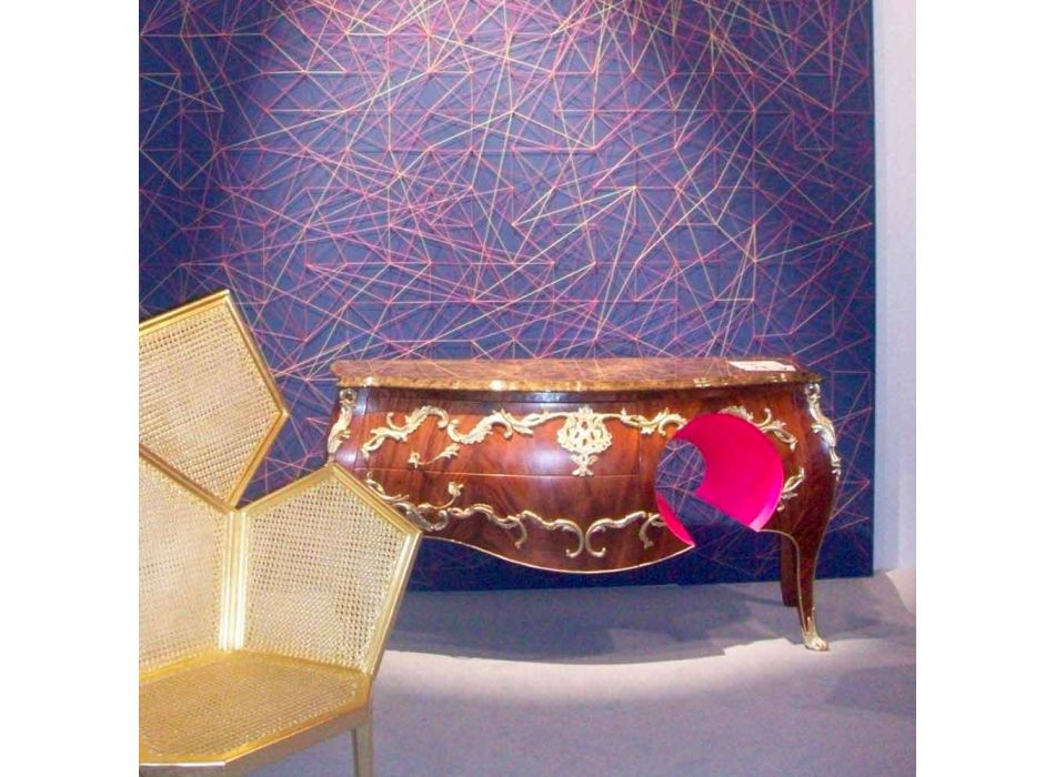 Marmor Kommode und Dekorationen im Design, hergestellt in Italien, Gildo Viadurini