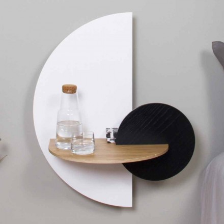 Moderner modularer Nachttisch aus Sperrholz Elegantes und vielseitiges Design - Ramia Viadurini