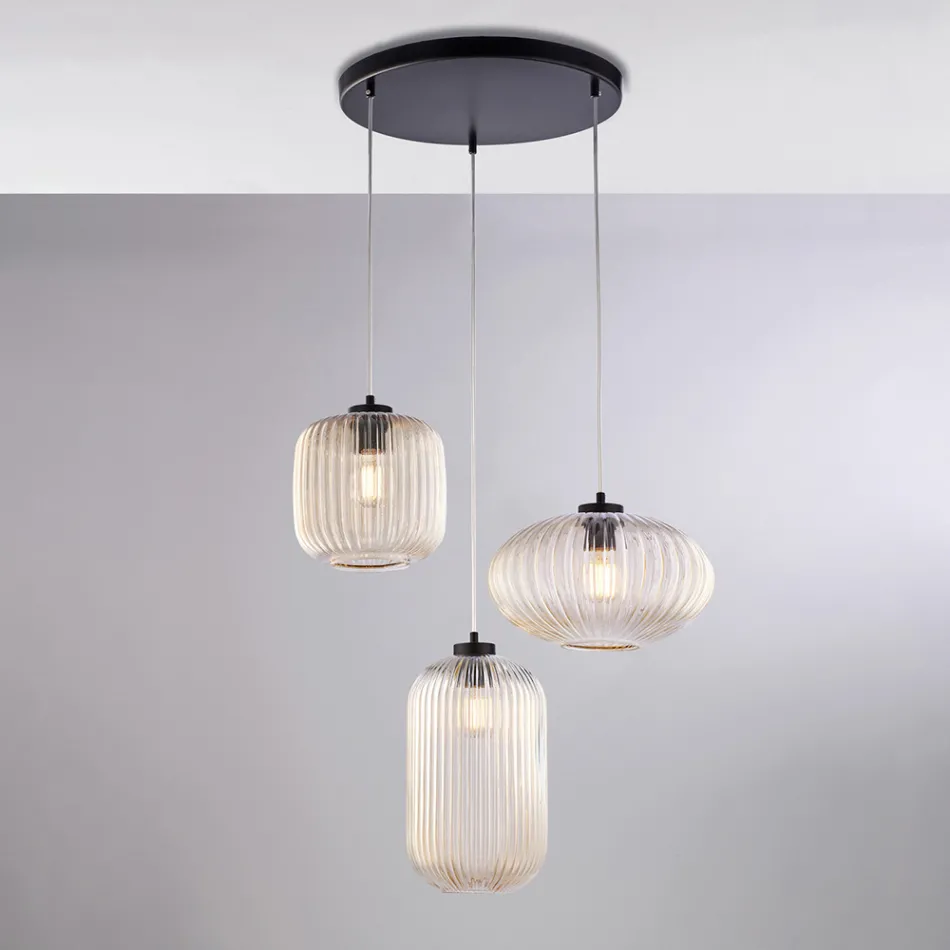 Ein strahlendes Designer-Accessoire aus Glas und Metall, hergestellt in Italien, mit stilvollem Look – Tucana Viadurini