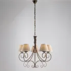 Draco, ein leuchtendes Accessoire aus Glas und Metall, hergestellt in Italien mit elegantem Geschmack. Viadurini