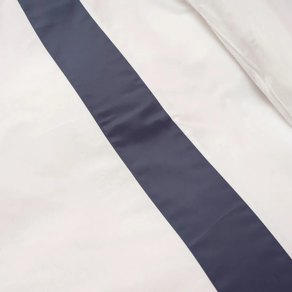 King Size-Bettbezug-Set aus 100 % Baumwolle und 10 % Baumwollsatin – Detail Viadurini