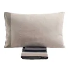 Doppelbettset aus 90 % Baumwolle und 10 % Leinen, hergestellt in Italien – Nestle Viadurini