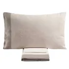 Doppelbettset aus 90 % Baumwolle und 10 % Leinen, hergestellt in Italien – Nestle Viadurini