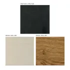 Wandkomposition aus MDF und eichenbeschichteter Tischlerplatte, hergestellt in Italien – Marit Viadurini