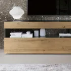 Moderne Design-Wandkomposition aus MDF, hergestellt in Italien – Kristin Viadurini