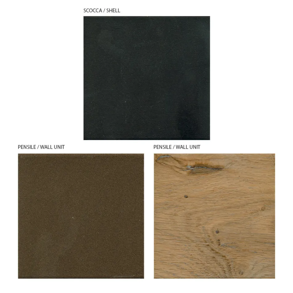 Wandkomposition für den Wohnbereich mit modernem Design Made in Italy – Margit Viadurini