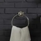 Badmöbel Zusammensetzung mit Metallstruktur Beauty Waschbecken Viadurini