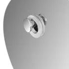 Graue Badezimmermöbel-Komposition mit Spiegel und Unterschrank - Sylviane Viadurini