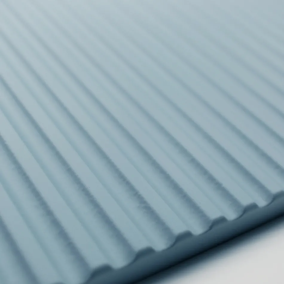 Badezimmerkomposition in Tiffany-Blau und Eiche mit Spiegel, hergestellt in Italien – Ermes Viadurini