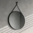 Badezimmer-Kombination inklusive Unterschrank mit Rollen, Waschbecken und Spiegel - Titan Viadurini