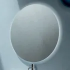 Badezimmer-Kombination mit 2 Schubladen, 1 offenem Fach und Spiegel - Titan Viadurini