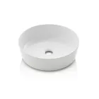 Badezimmer-Kombination mit 4 Schubladen in Rio-Eiche, Spiegel und Waschbecken - Velaria Viadurini