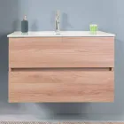 Abgehängte Komposition in Melamin Hell Olmo - Becky Viadurini