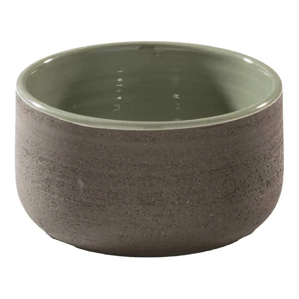 Grüne Badezimmerkomposition mit kratzfestem Schrank und Zubehör - Patryk Viadurini