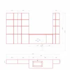 Hängende und moderne Badezimmermöbel Zusammensetzung, Design Möbel - Callisi12 Viadurini