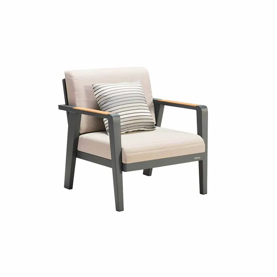 Garden Composition 2-Sitzer-Sofa, 2 Sessel und Couchtisch - Moira Viadurini