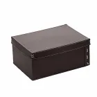 Modernes Design Büro Komposition aus Leder Made in Italy - Andrea Viadurini