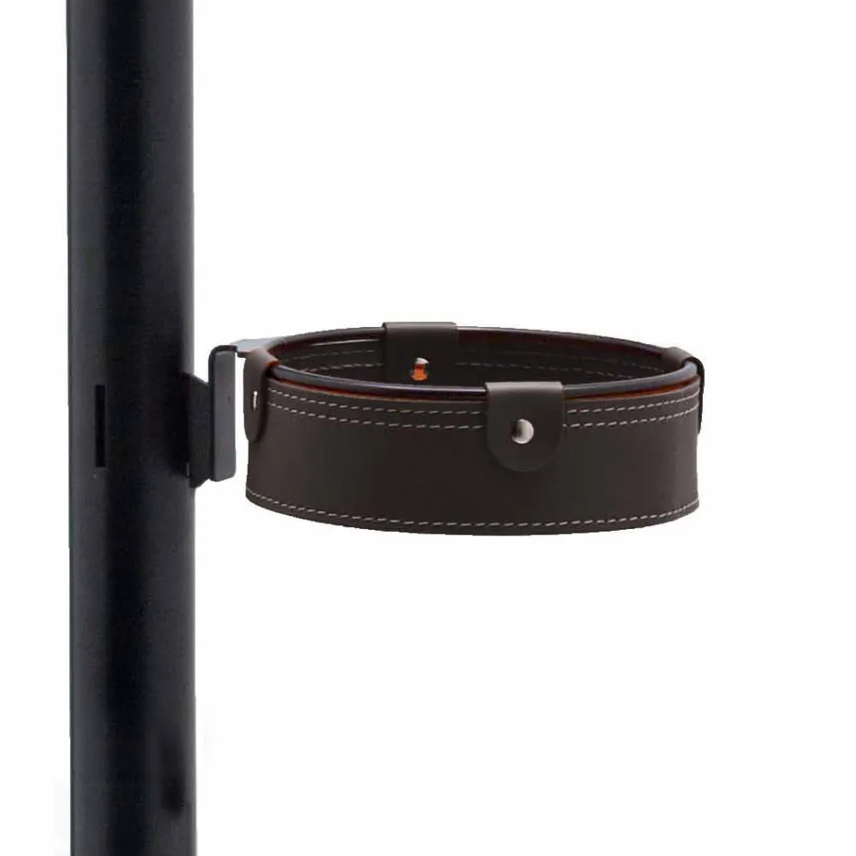 Modernes Design Büro Komposition aus Leder Made in Italy - Andrea Viadurini