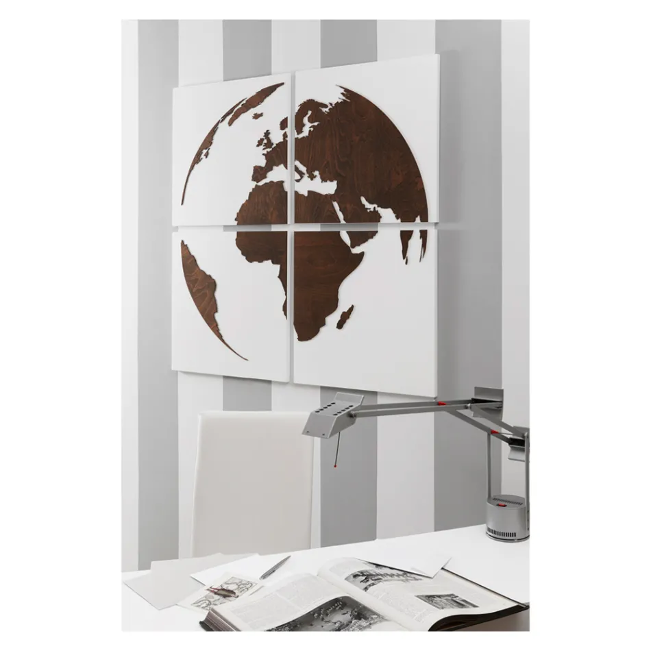Komposition aus 4 Tafeln, die die Welt „Made in Italy“ repräsentieren – Ciro Viadurini