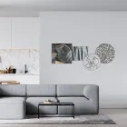 Komposition aus 4 Tafeln mit der Stilisierung des Kusses Made in Italy – Kanna Viadurini