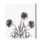 Zusammensetzung aus 4 Tafeln mit Hortensien, Allium und Thypha, hergestellt in Italien – Berechnung Viadurini