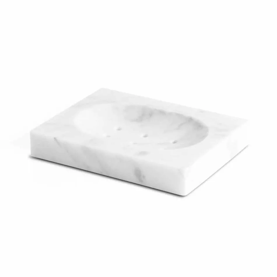 Zusammensetzung der Marmor Badzubehör Made in Italy, 4 Stück - Deano Viadurini