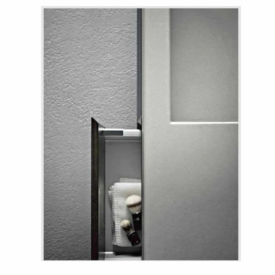 Zusammensetzung von handgefertigten Möbeln für modernes Design Badezimmer auf dem Boden - Farart3 Viadurini