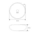 Green Floor Badezimmerschrank-Komposition und emailliertes Zubehör - Maryse Viadurini