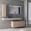 Moderne und hängende Badezimmermöbel Zusammensetzung, Made in Italy Design - Callisi1